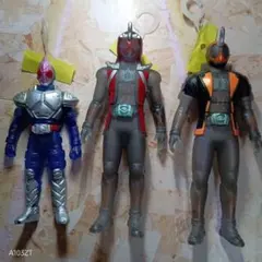 仮面ライダー・ソフビ・クリア3種セット