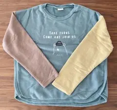 カラフルなクマのトレーナー130㎝