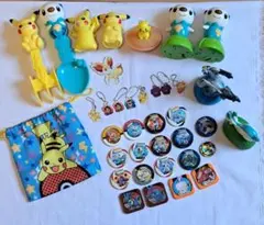 ポケモンいろいろ　ハッピーセット　キーホルダー　バトリオメダル　巾着　まとめ売り