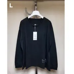 新品 L マルジェラ 25ss デストロイ加工ロゴロングT 19212のサムネイル