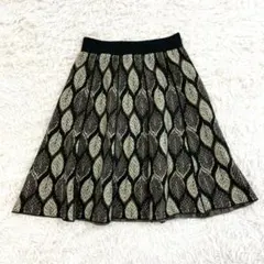 ブージュルード Bou Jeloud ひざ丈フレアスカート F きれいめ 上品のサムネイル