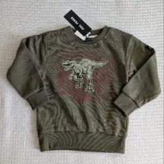 新品　ボーイズ 恐竜プリント トレーナー　110cm