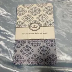 iPad用ケース 青と白のデザイン