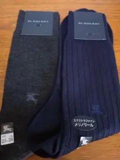 「新品」BURBERRY ソックス 25-26cm　セット