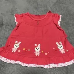 miki HOUSE ピンク トップス 80