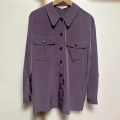 STAGECRAFT長袖シャツ ブラウス パープル