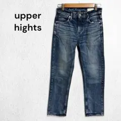 アッパーハイツ デニム ジーンズ パンツ スリム テーパード アンクル丈