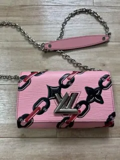 LOUIS VUITTON エピ チェーンショルダーバッグ ピンク