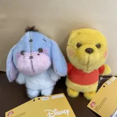 くまのプーさん　ぽてきゅんマスコット　プーさん　イーヨー　2個セット