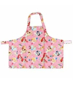ディズニープリンセス 子供用エプロン　ピンク