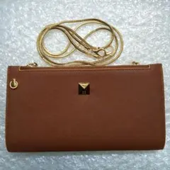 新品未使用 お財布ショルダーバッグ 合皮