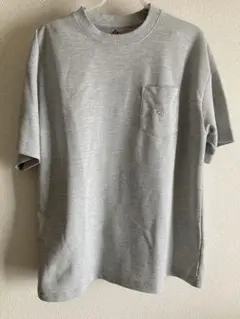 【美品】coen　丸首　ポロTシャツ　グレー　メンズ　M