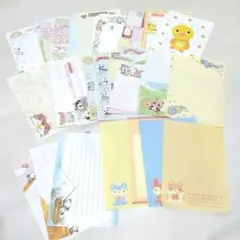 レトロ ファンシー メモ帳 便箋 大量 まとめ売り　ハムスター　どうぶつ