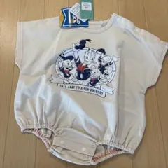 ディズニー ドナルド ロンパース ベビー服 半袖 Disney 80