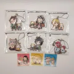 鬼滅の刃×ラスカル トレーディングラバーストラップ 全6種コンプリートセット
