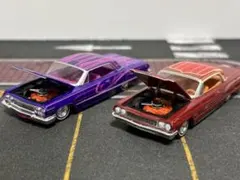 グリーンライト製Chevrolet Impala ミニカー 2台セットのサムネイル