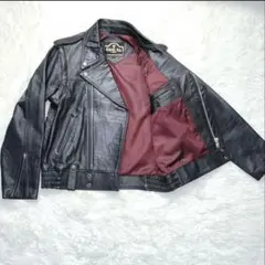 2way ヴィンテージ　牛革　カウレザーダブルライダースジャケット L
