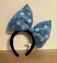 ミニーマウス風水玉カチューシャ