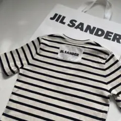 JIL SANDER+ ボーダーTシャツ 白黒のサムネイル