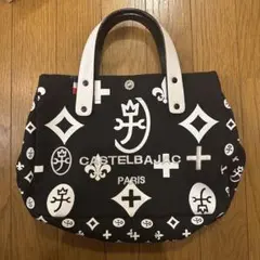 カステルバジャック CASTELBAJAC トートバッグ ブラック/ホワイト