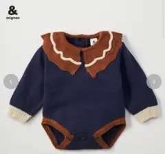 &mignon ニットロンパース 70