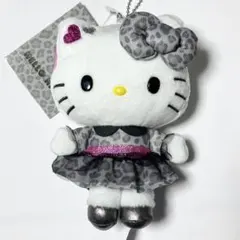 サンリオ　ハローキティ　マスコットホルダー　モノトーンアニマル　【新品】