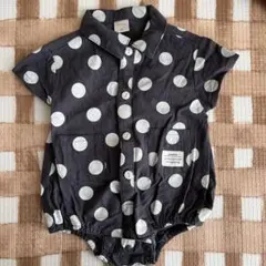 futafuta ドット柄ロンパース　70