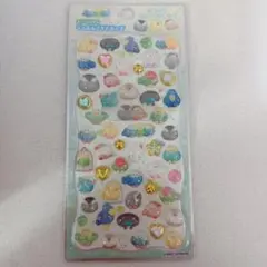 ジュエルプチドロップシール　シール　ふわふわとりのなかまたち　鳥　ボンボン