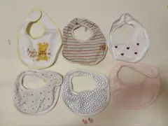 スタイ6枚セット　プチバトー・ディズニー・赤ちゃんの城等