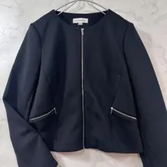 カルバンクライン ボンディング風ノーカラージャケット XL B2394のサムネイル