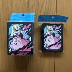 リーリエデッキケース　リーリエスリーブ　仕切りセット12点セット メガブレイブ ポケモンセンターセット限定 リーリエ デッキ