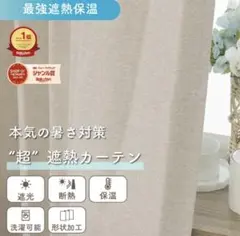 しあわせカーテン　90×110 2枚　グレー無地　新品未使用のサムネイル