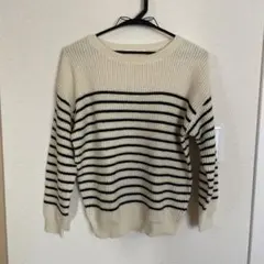 BEAMS ボーダーニット　レディース