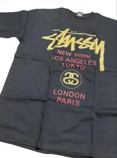 00s STUSSY XL 早い者勝ち！ ワールドツアーTシャツ | Mercari