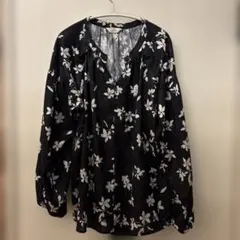 palm RICHE 花柄 長袖 ブラウス　ゆったりめMのサムネイル