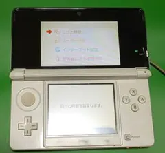 [정크] 닌텐도 3DS 본체 아이스 화이트 닌텐도 3DS
