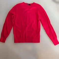 赤の長袖カットソー　coen