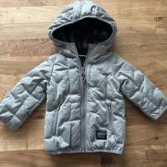 SIMPLEFREE フード付き中綿コート 90 シンプルフリー　グレー