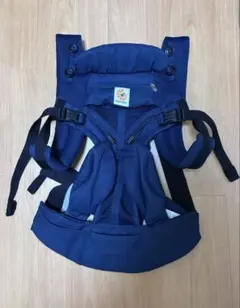 値下げ中！【美品↑】エルゴベビーOMNI360クールエアミッドナイトブルー