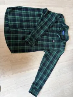 Lafayette グリーン/ブラックチェック 長袖シャツのサムネイル