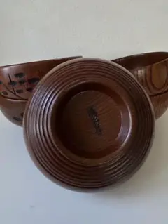 【新品】飛騨高山 伝統工芸 汁椀 5客セット 天然木 漆塗り