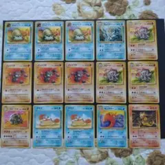 d*7様 ポケモンカード　旧裏　化石の秘密　27枚セット