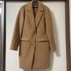 one wayワンウェイ　チェスターコート ロングコート キャメル