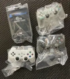 PlayStation　ミニチュアチャーム付きビスケット　コントローラー　メモリ