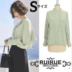 ルイルエブティック トップス 長袖ブラウス オフィスカジュアル S