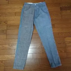 EVISU YAMANEチェック柄 スリムフィットパンツのサムネイル