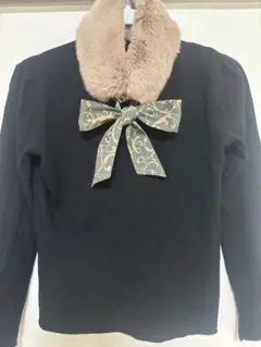 フェイクファーのつけ襟、首巻き