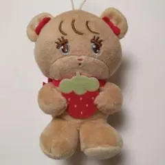♣　mikko illustrations　いちごマスコット　ぬいぐるみ