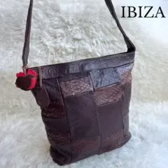 IBIZA イビサ パイソン パッチワーク ポーチ - メルカリ
