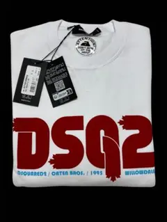 【新品タグ付・正規品】DSQUARED2 ロゴスウェット 白 US Lサイズ